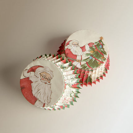 Conjunto de 100 Cápsulas de Confeitaria Pai Natal