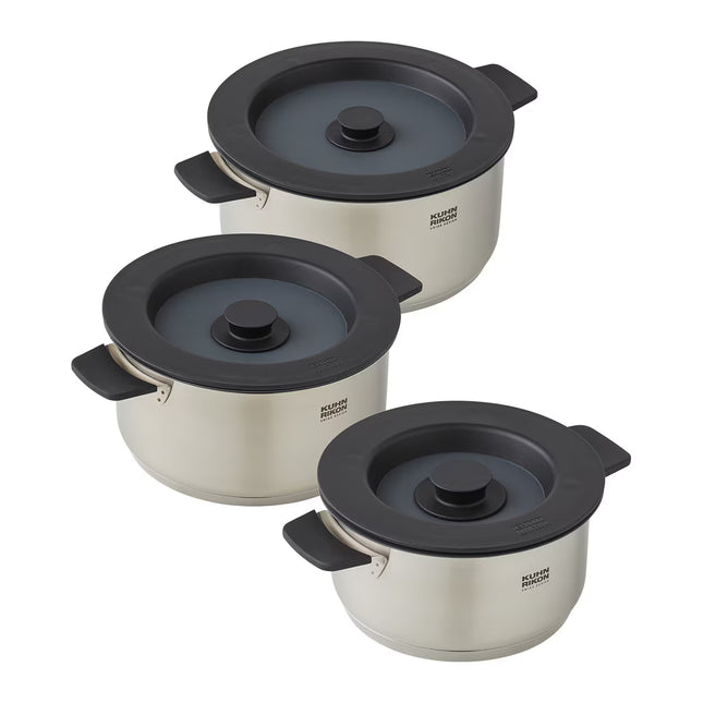 Bateria de Cozinha de 3 Peças Smart & Compact