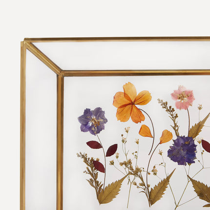 Bandeja decorativa hexagonal Flor