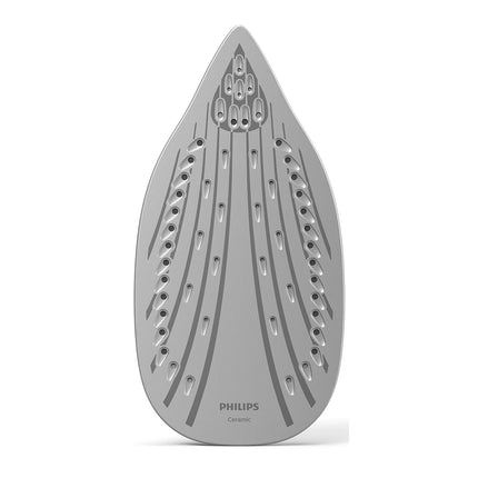 Ferro a Vapor Philips Série 3000 Easy Speed Plus DST3011/20 de 2100 W Jato de Vapor 140 g/min com Base Cerâmica - Branco e Azul