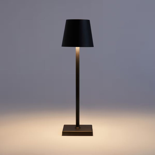Candeeiro de Mesa para Exterior com LED Integrado Sol - Preto