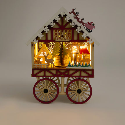 Figura Carrinho com Luz LED e Música