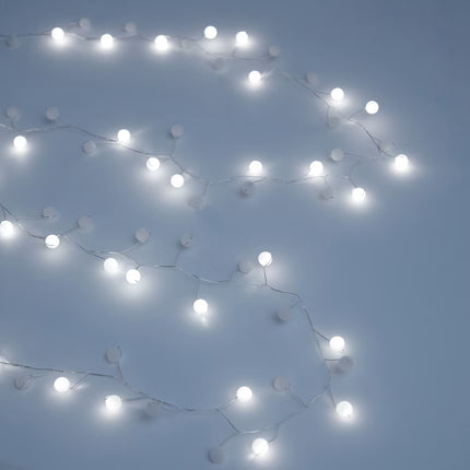 Grinalda de Bolas com 80 Luzes LED