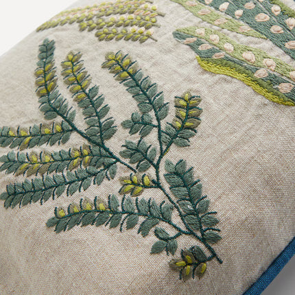 Almofada Decorativa Retangular Bordada Sambaia