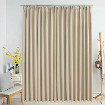 Cortina VIDAXL Beige Fabric (290x245 cm)