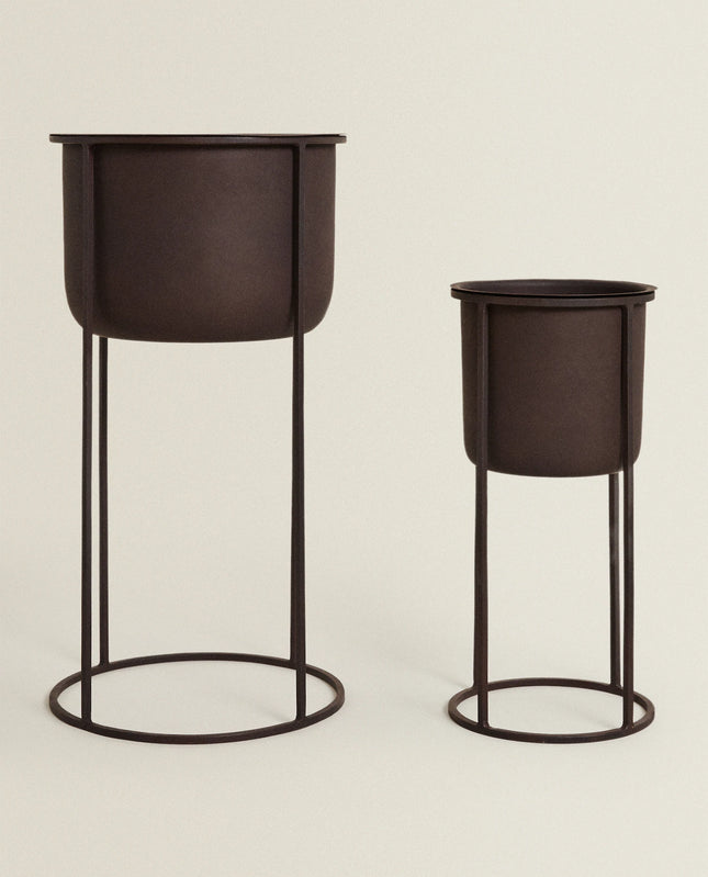 SUPORTE PARA VASOS METÁLICO
