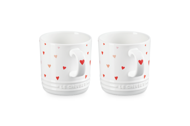 Set de 2 Canecas Hearts de Cerâmica de Grés