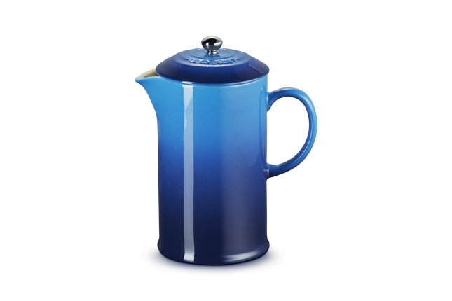 Cafeteira de prensa em cerâmica de grés
