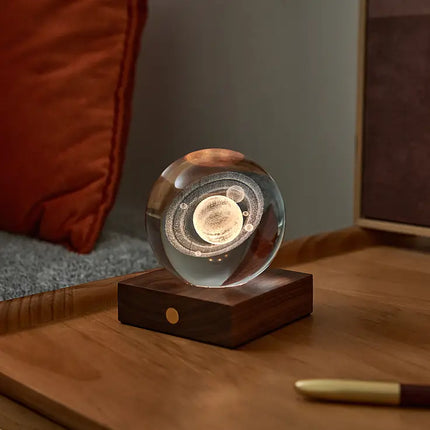 Bola de cristal com luz
