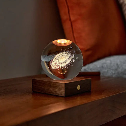 Bola de cristal com luz