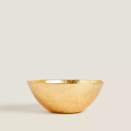 TIGELA VIDRO DOURADO