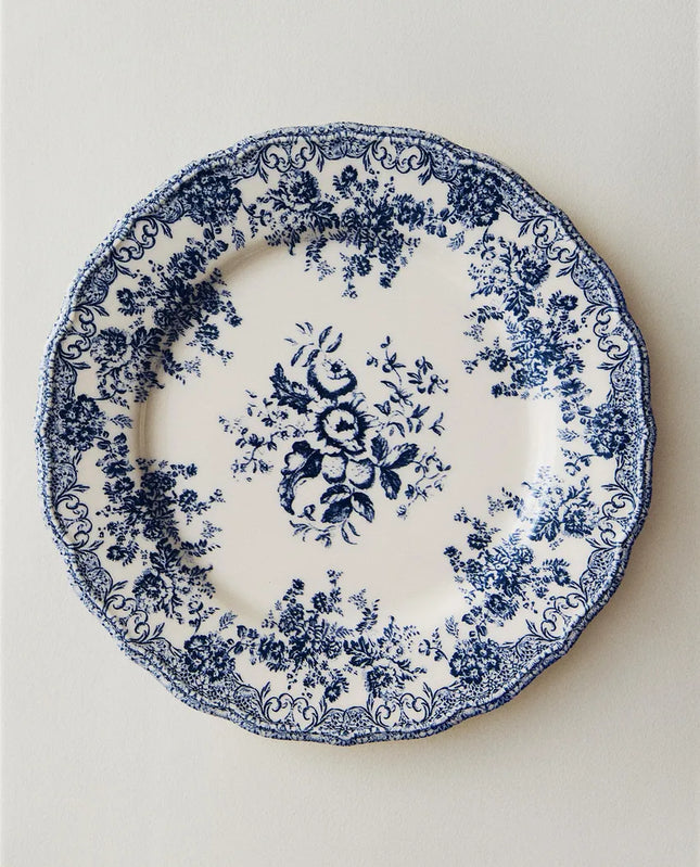 PRATO RASO LOUÇA FLORAL