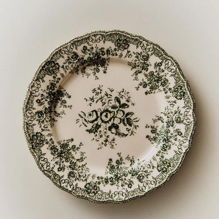 PRATO RASO LOUÇA FLORAL