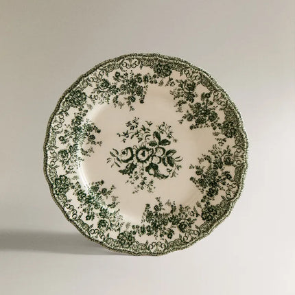 PRATO RASO LOUÇA FLORAL
