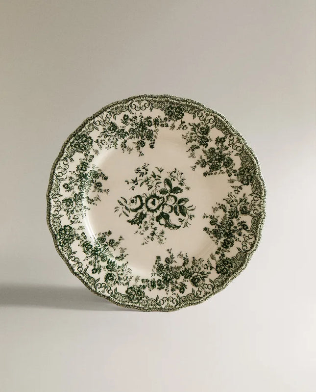 PRATO RASO LOUÇA FLORAL