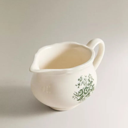 LEITEIRA DE LOUÇA FLORAL