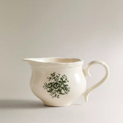 LEITEIRA DE LOUÇA FLORAL