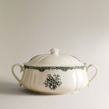 TERRINA LOUÇA FLORAL