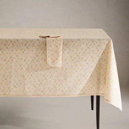 TOALHA MESA ALGODÃO ESTAMPADO FLORES
