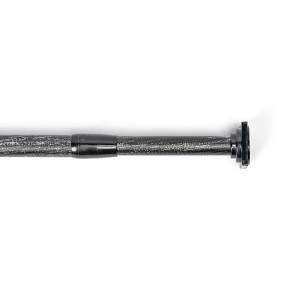 Varão entre paredes extensível preto e prateado 135-250cm