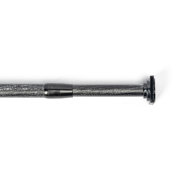 Varão entre paredes extensível preto e prateado 135-250cm