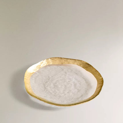 PRATO DE PÃO DE VIDRO COM FIO