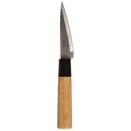 Tábua em bambu com 3 facas