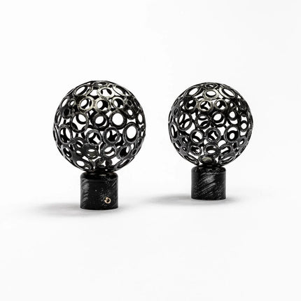 Conjunto de 2 terminais BOULE preto/prata
