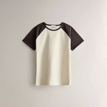 T-SHIRT ALGODÃO DOIS TONS