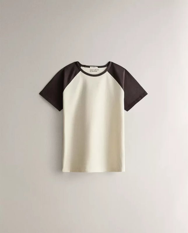 T-SHIRT ALGODÃO DOIS TONS
