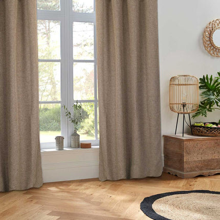 Cortina MAILLE WILD linho bege 140x260cm