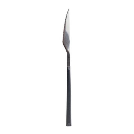 Faca de mesa LUNE inox com cabo preto
