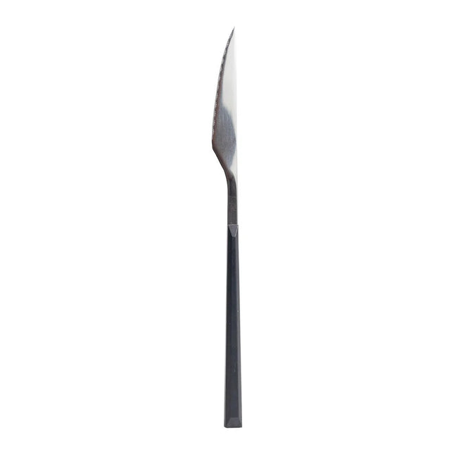 Faca de mesa LUNE inox com cabo preto