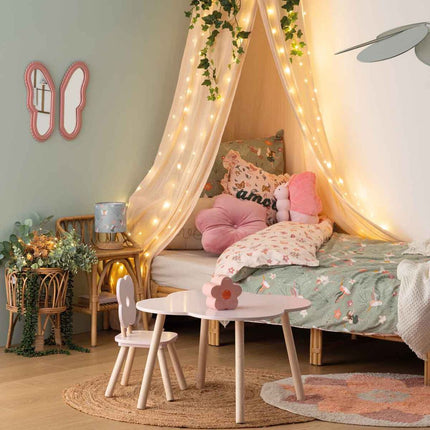 Cadeira em forma de flor FORET ENCHANTEE rosa