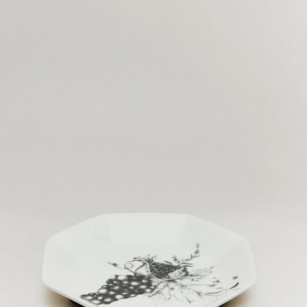 O PRATO DE SOBREMESA OCTOGONAL DO CÉU