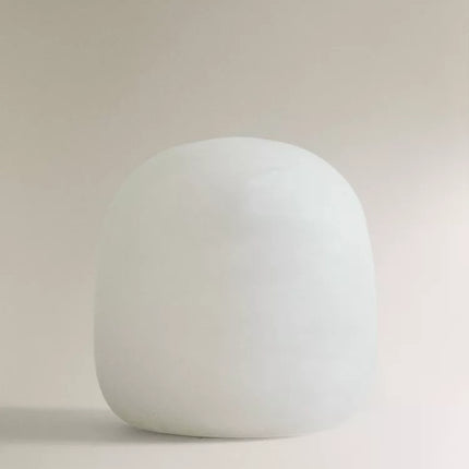 CANDEEIRO DE MESA ALABASTRO SEMIOVAL