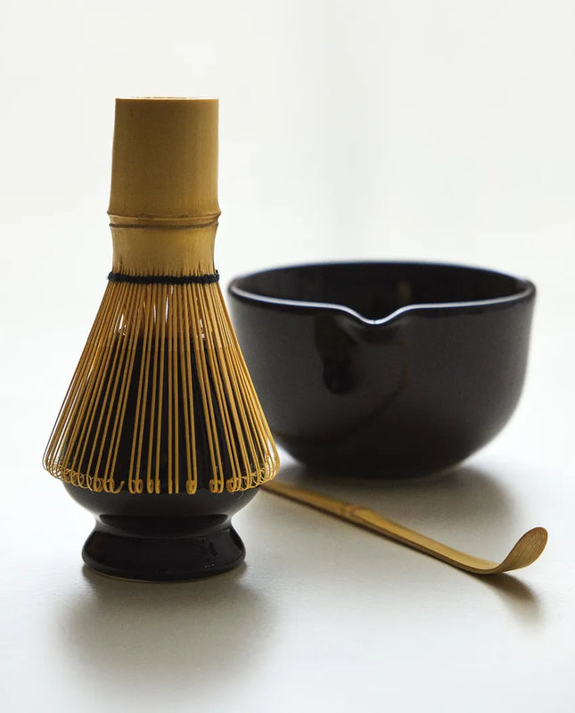 CONJUNTO DE CHÁ MATCHA EM GRÉS