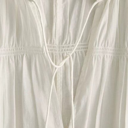 VESTIDO PORMENOR FRANZIDO