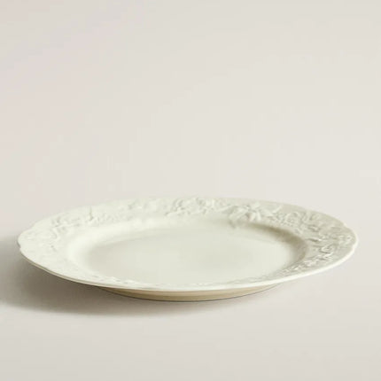 PRATO RASO DE PORCELANA COM UVAS