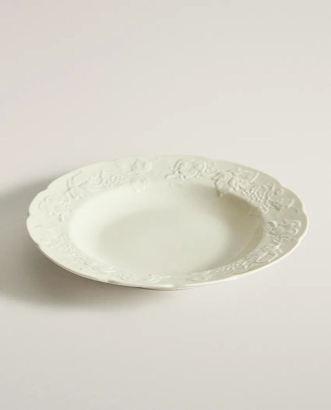 PRATO FUNDO PORCELANA UVAS