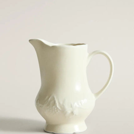 JARRO LEITEIRO PORCELANA UVAS