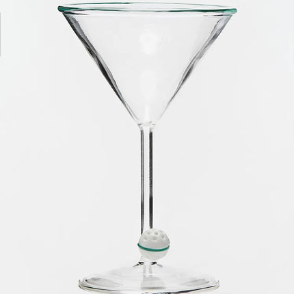 CÁLICE DE COCKTAIL COM BOLA DE GOLFE