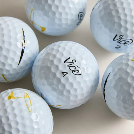 PACK DE BOLAS DE GOLFE COM PARES VICE PRO (PACK DE 6)