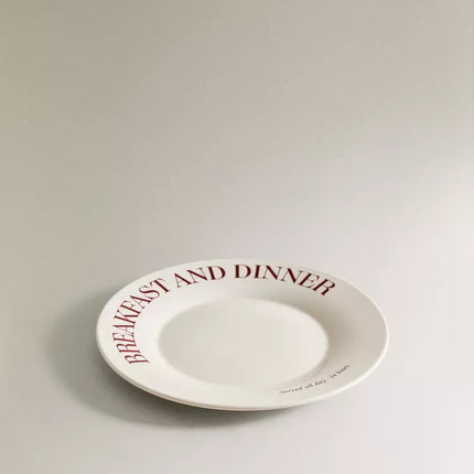 PRATO SOBREMESA PORCELANA PEQUENO-ALMOÇO