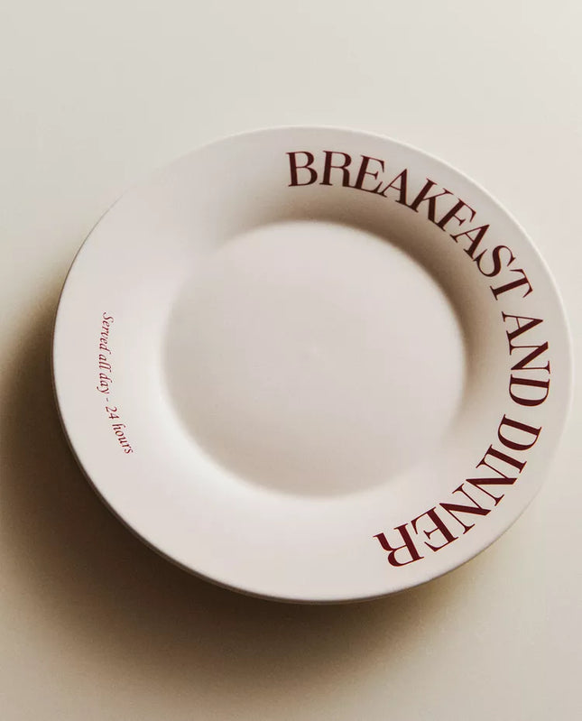 PRATO SOBREMESA PORCELANA PEQUENO-ALMOÇO