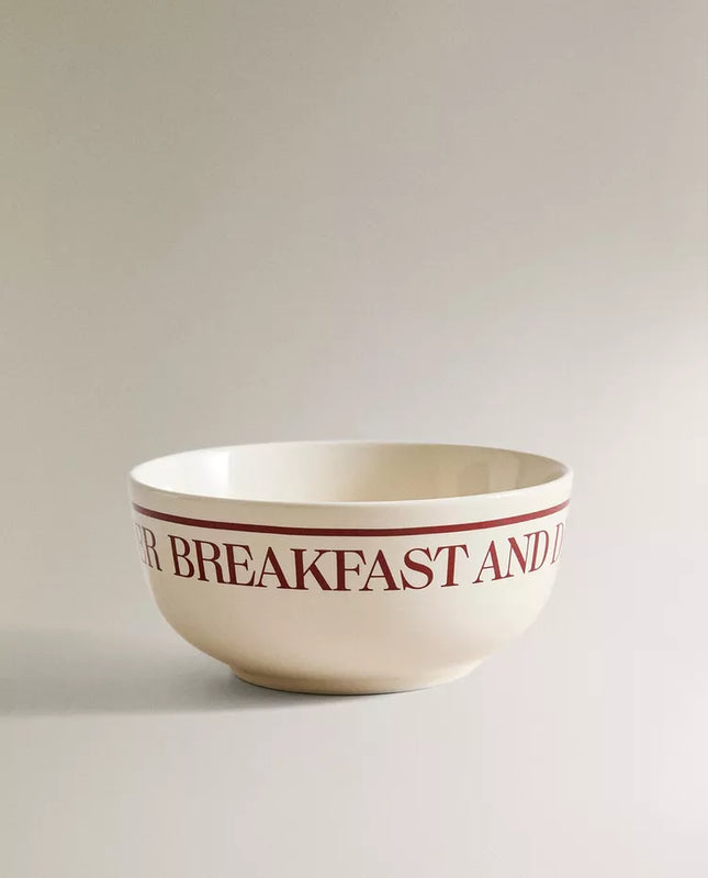 TIGELA PORCELANA PEQUENO-ALMOÇO