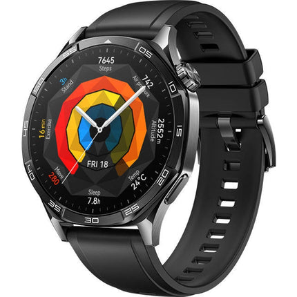 Smartwatch HUAWEI Watch GT5 (1,43'' - Bluetooth - Autonomia até 14 dias - 46 mm - Preto)