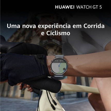 Smartwatch HUAWEI Watch GT5 (1,43'' - Bluetooth - Autonomia até 14 dias - 46 mm - Preto)