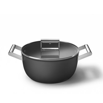 Caçarola antiaderente Diâmetro 24 cm Preto