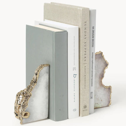Suporte para livros em quartzo Sedona, conjunto de 2